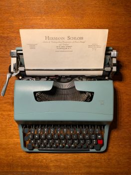 The Philatelist: How A Typewriter Brought A Writer Back to Life