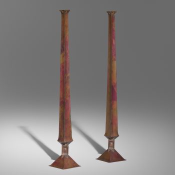 frank_lloyd_wright__weed_holders_pair__toomey_auction
